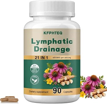 Lymphatic Drainage Capsules,Immune & Lymph System Support,90 Capsules