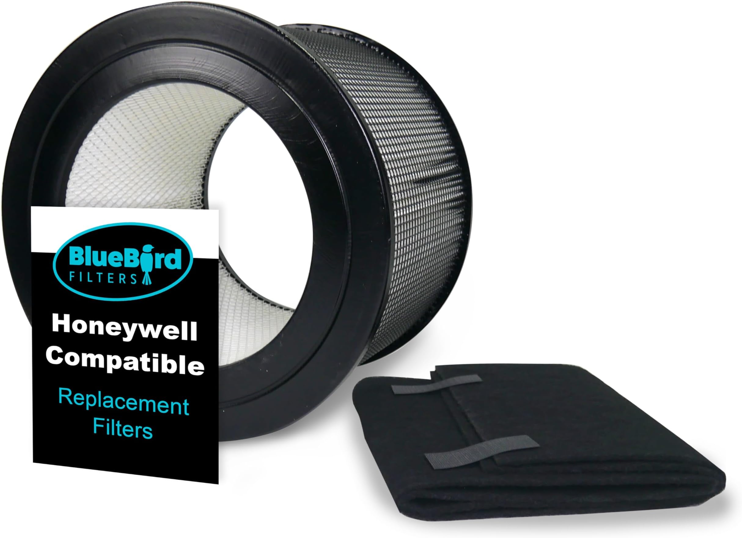 Replacement HEPA Filter & Carbon Pre Filter Kit For Honeywell 50250 50250-S OEM Part Number 24000 (1 HEPA + 1 Carbon Pre-Filter)