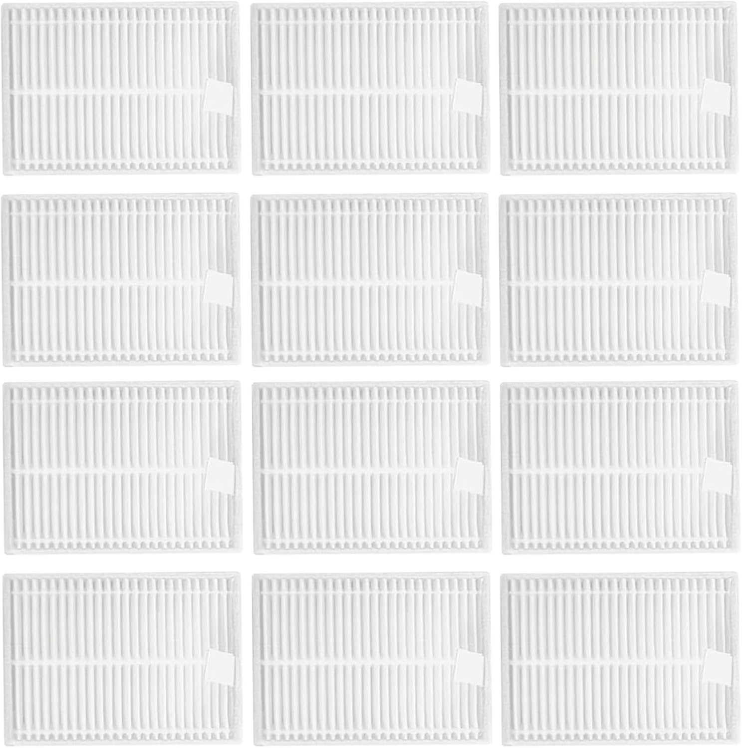 (12 Pack) HEPA Filter Replacement for Roborock Q7 M5/M5+/L5/L5+ Robot Vacuum Cleaner, High-Efficiency Filtration Maintenance Accessories Kit