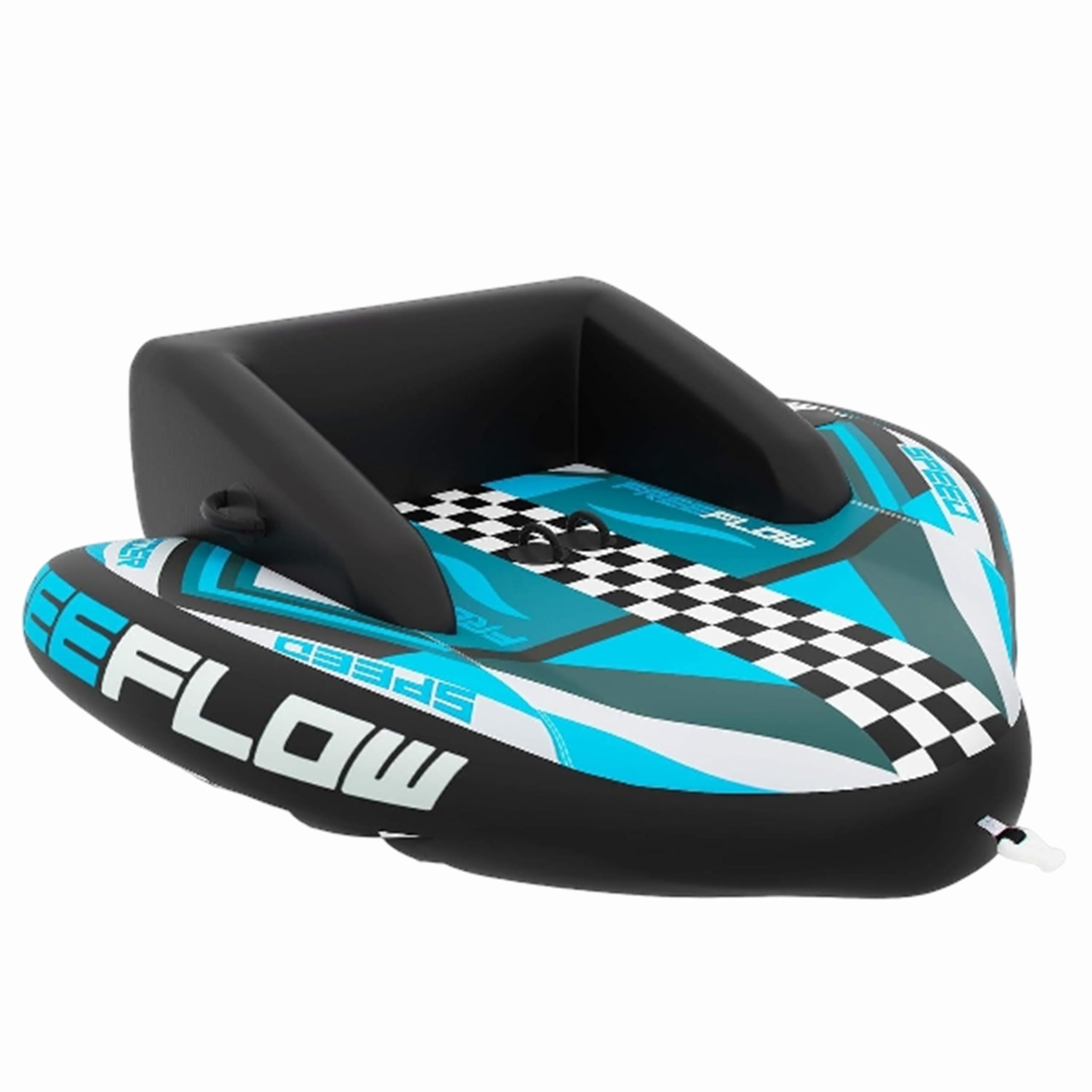 SereneLife Tubo Trainabile Gonfiabile per Sport Acquatici di Alta Resistenza, Galleggiante Piscina, PVC, Sedili in Schiuma, Maniglie