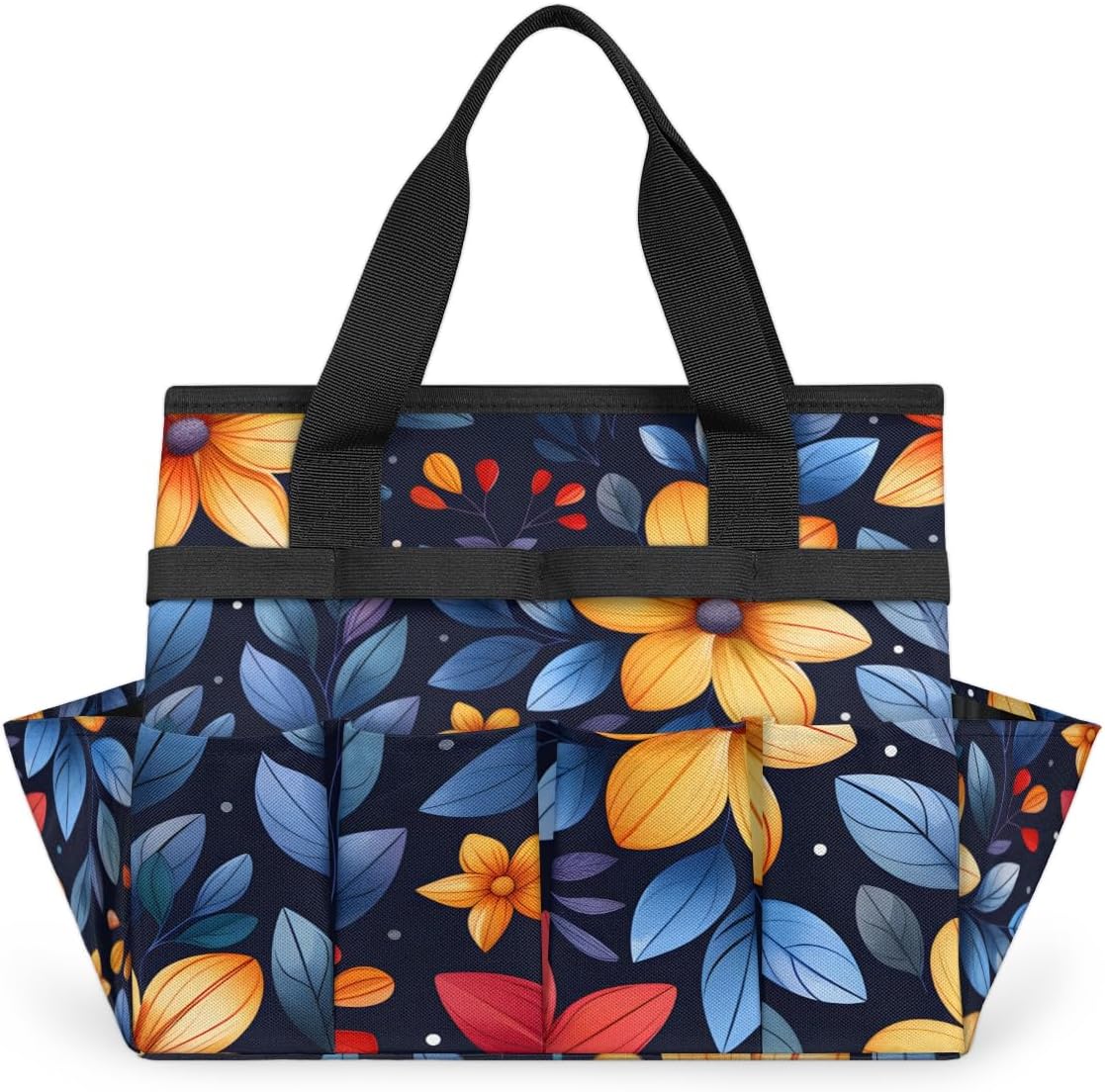 Lily Flower Heavy Duty Garden Tool Bag with 10 Pockets