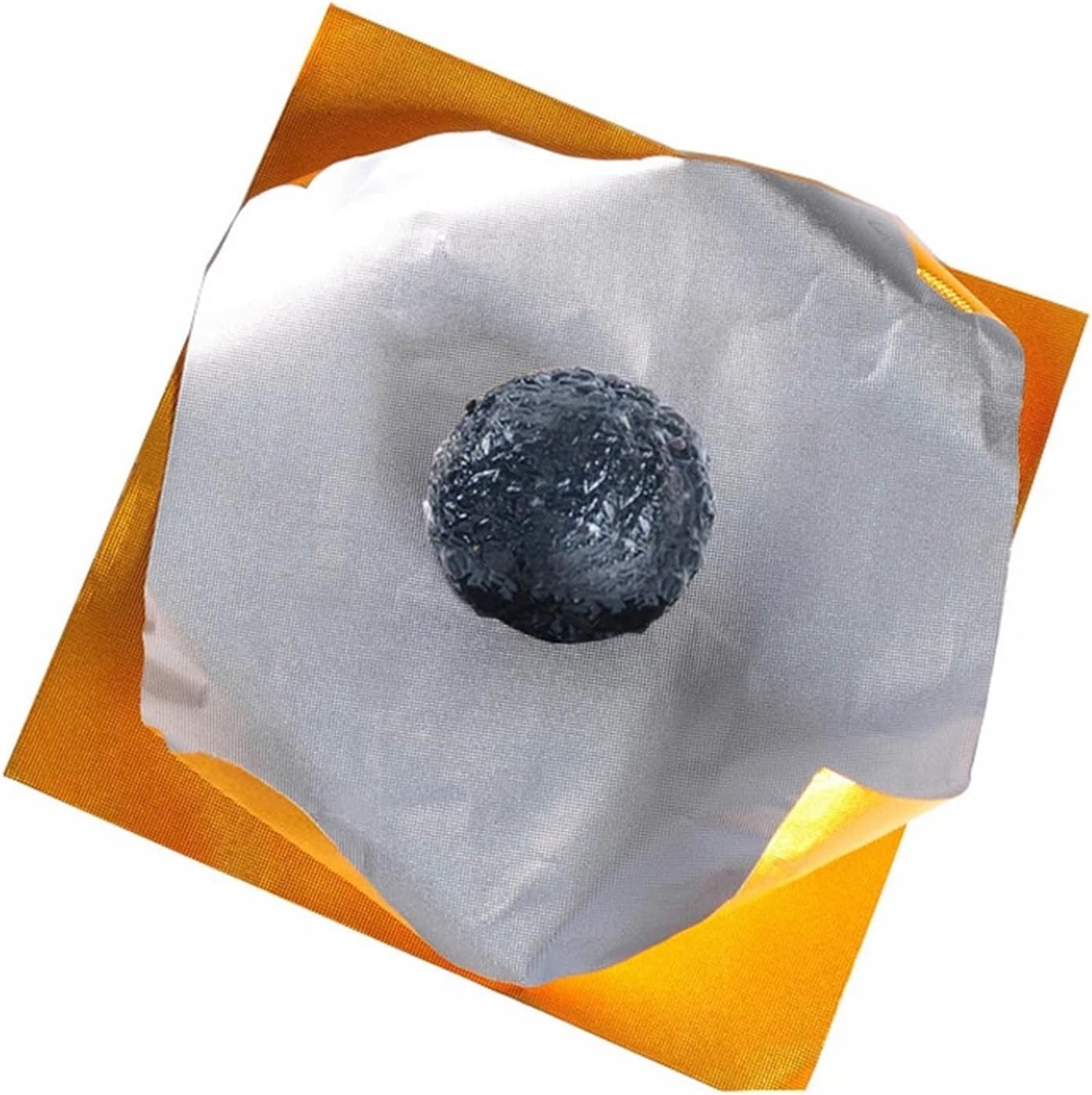 200pcs Aluminium Foil Wrapper Paper Wedding Chocolate Candy Wrapping(Gold)