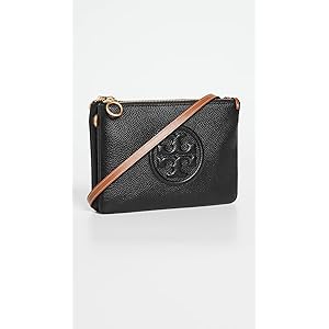 Tory Burch Women's Perry Bombe Double Zip Crossbody, Bl | B2B