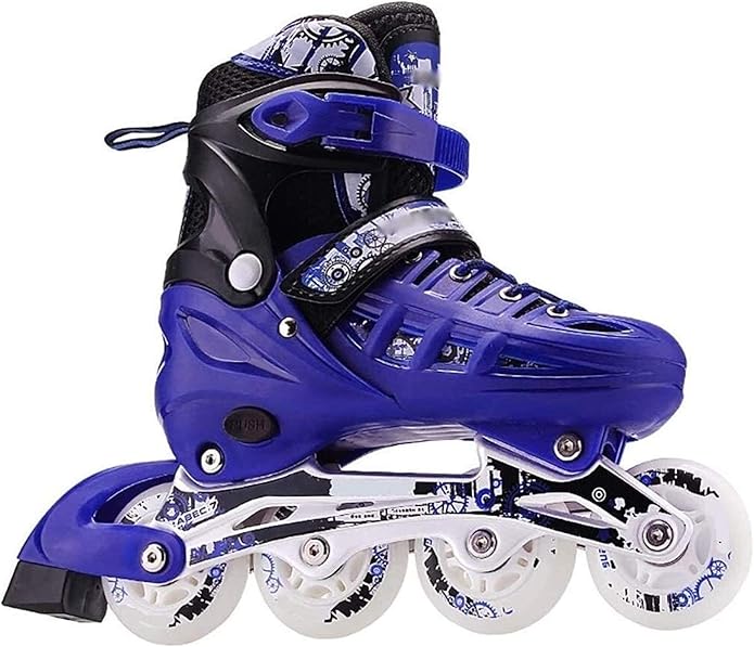 CAIFENG Inline Skates Roller Skates Adjustable with Safe