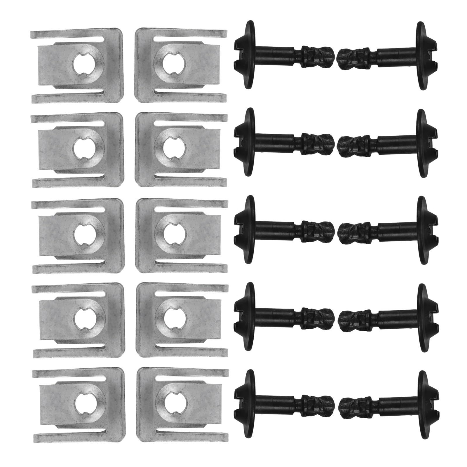 Clips de tornillos de motor para coche, piezas de fijación de cubierta inferior automotriz 8
