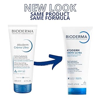 Bioderma Atoderm Intensive Balm, Nourishing Body Cream- for Very Dry Sensitive Skin, 6.8 Fl Oz