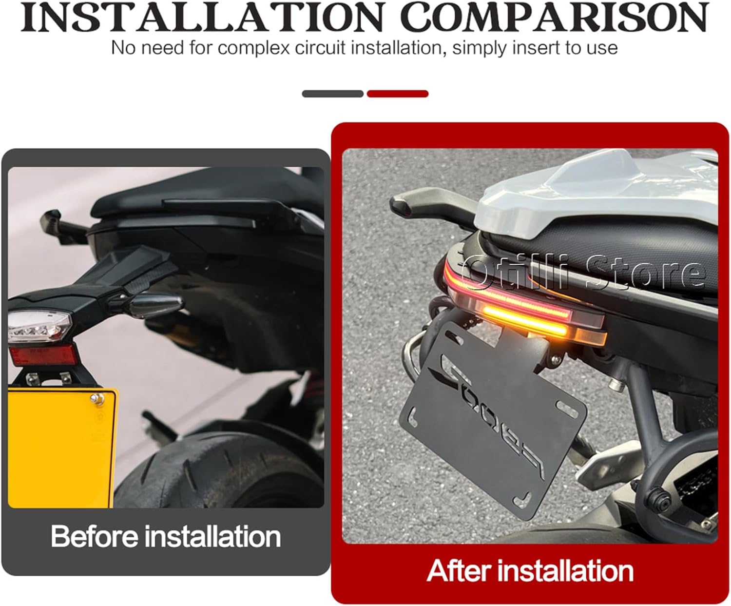 for BMW F900R F900XR F 900 R F900 XR 2020-2024 Motorcycle License Plate Holder Bracket Rear Tail Tidy Fender Eliminator Kit
