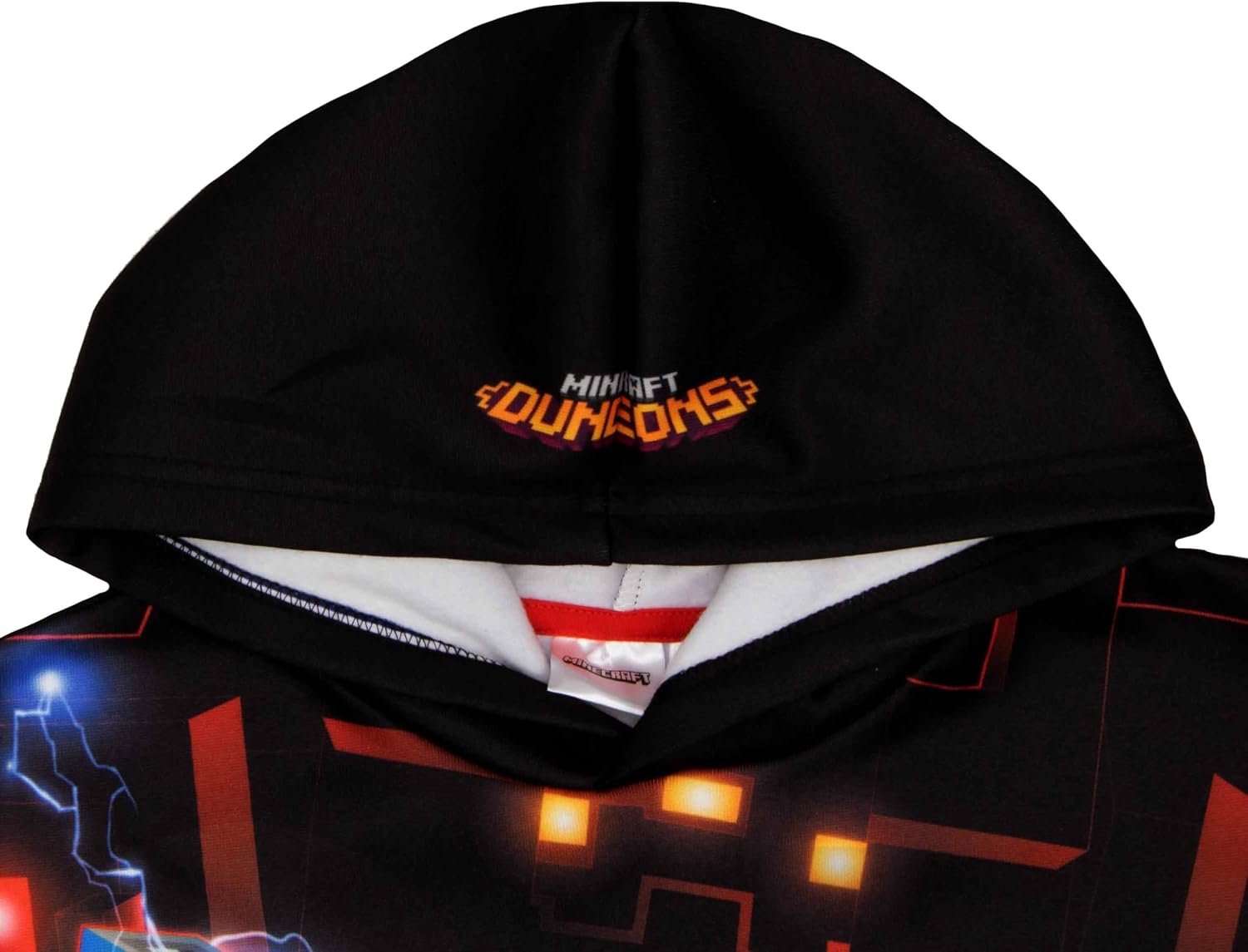 Minecraft 男の子用 昇華 長袖 プルオーバー パーカー 子供とティーン向け