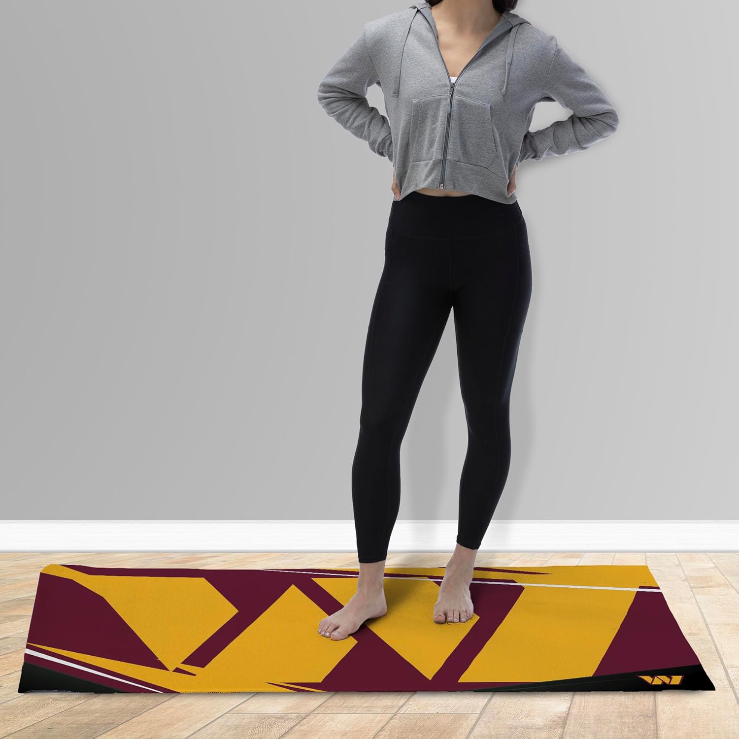 Northwest The Company NFL Washable Rug, 36" x 60", Shredder, Team Colors (Washington Commanders)