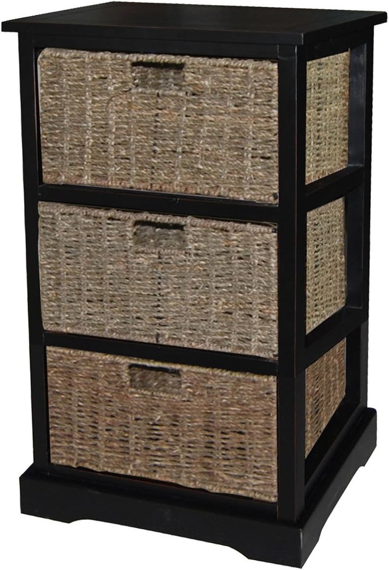 Urbanest 1000479 Accent Storage with Three Seagrass