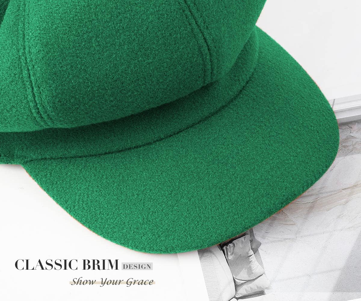 Sumolux Women Beret Newsboy Hat French Wool Cap Classic Autumn Spring Winter - Image 6