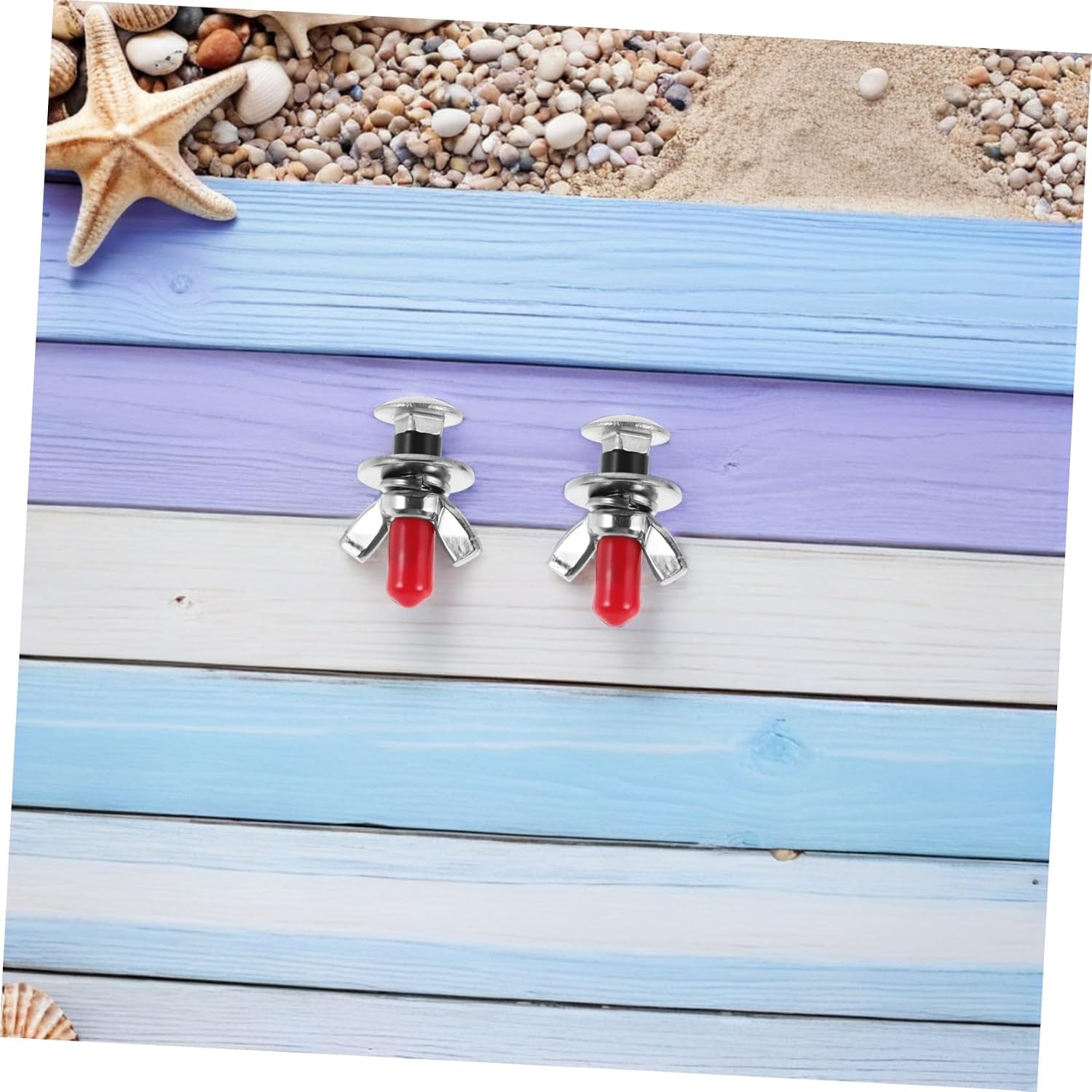 Diving Backplate Screws and User-Friendly Installation Stainless Steel 2pcs with Butterfly Wing Nuts Featuring Underwater Durability for Scuba Gear and Tanks for Deep-sea Diving