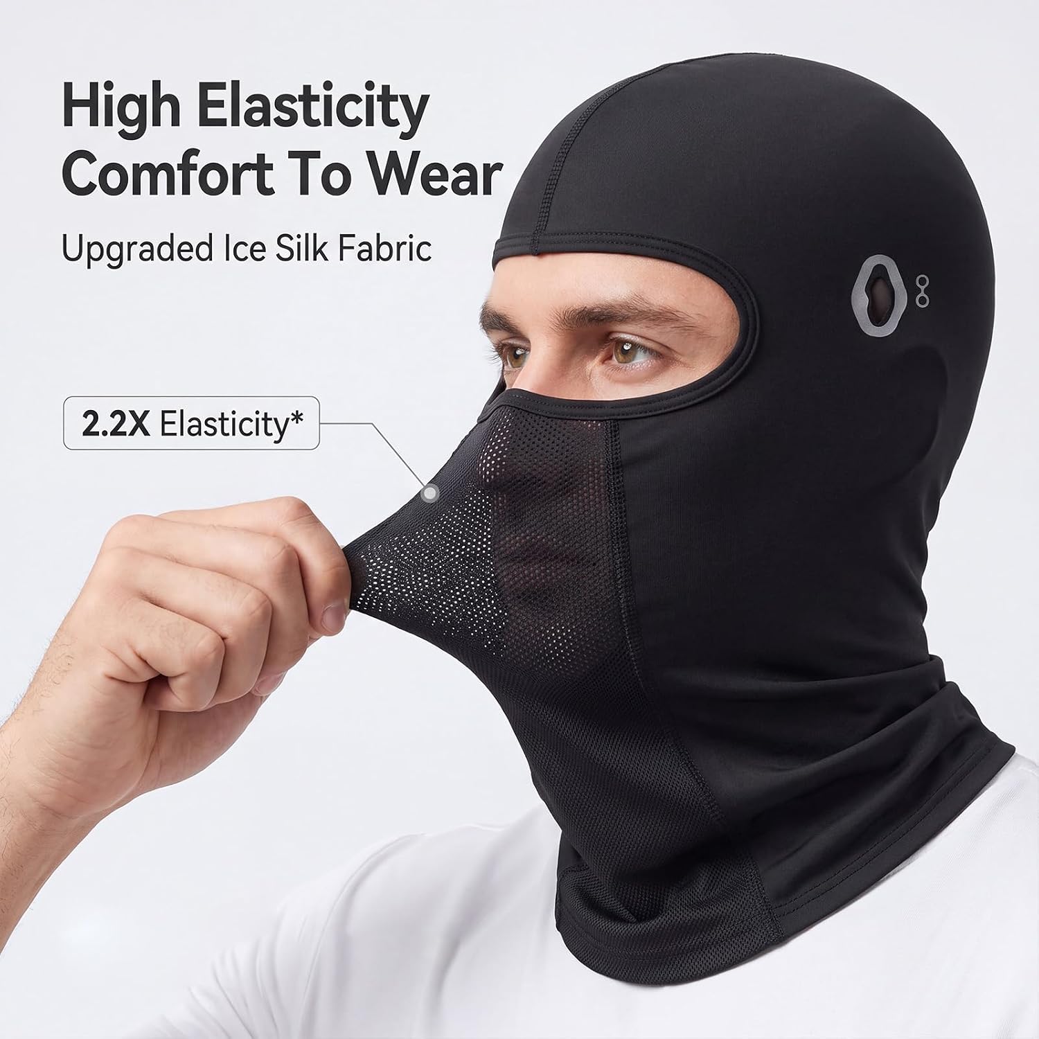Hicarer 6 Pack Balaclava Ice Silk Face Mask for Men