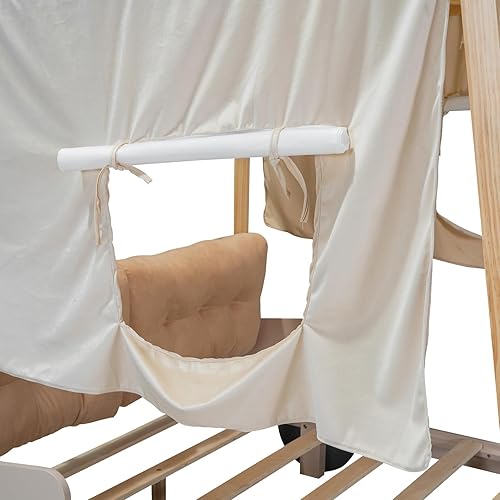 Miniatura 88 de Cama de plataforma clásica en forma de automóvil con ruedas, cama de automóvil de tamaño matrimonial con soporte de listones de madera, marco de