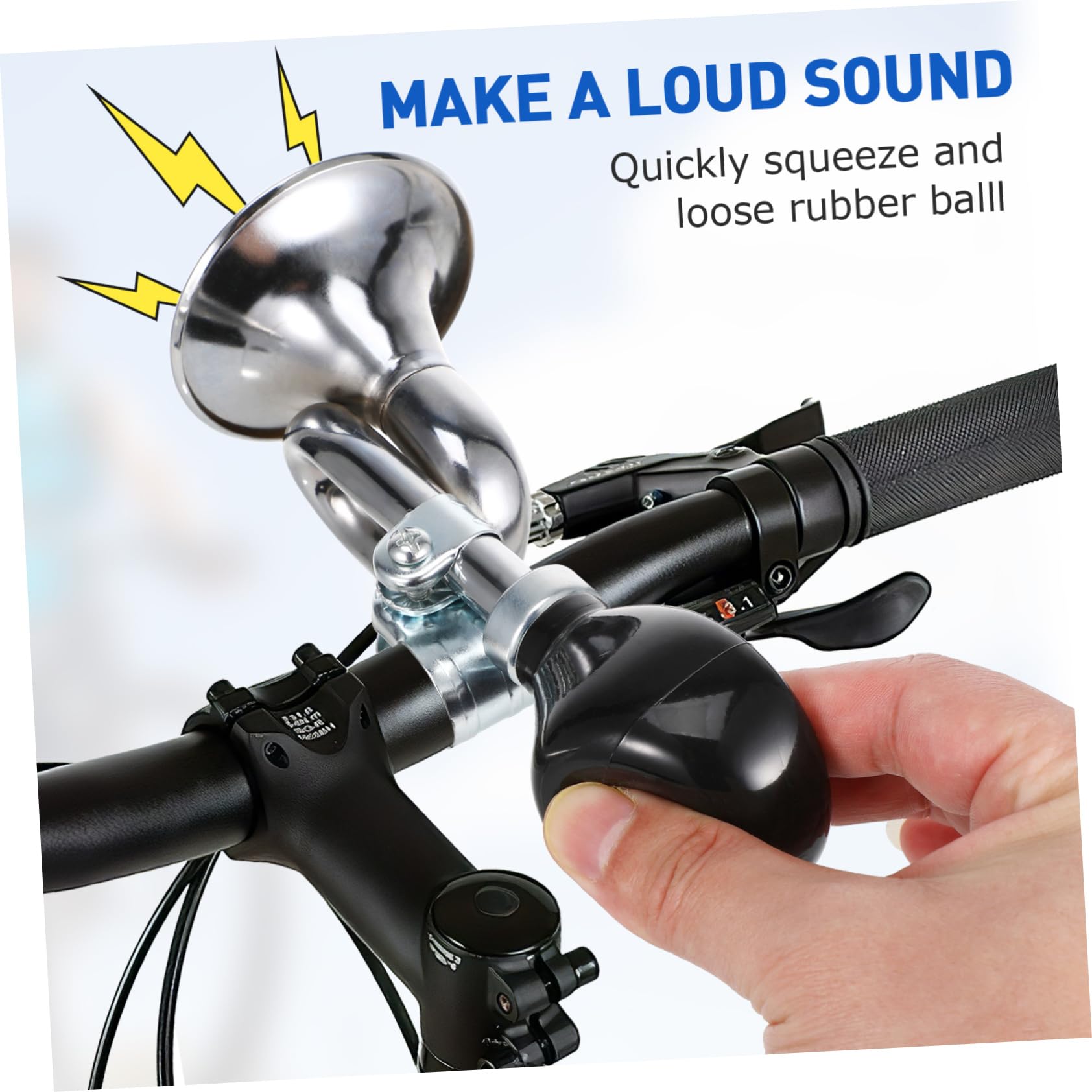 Sonnette de vélo klaxon Fort pour vélo klaxon de vélo Sonnerie de vélo Cloche de Cyclisme Cloches Cloche de vélo très Bruyant klaxon d'accessoires de vélo