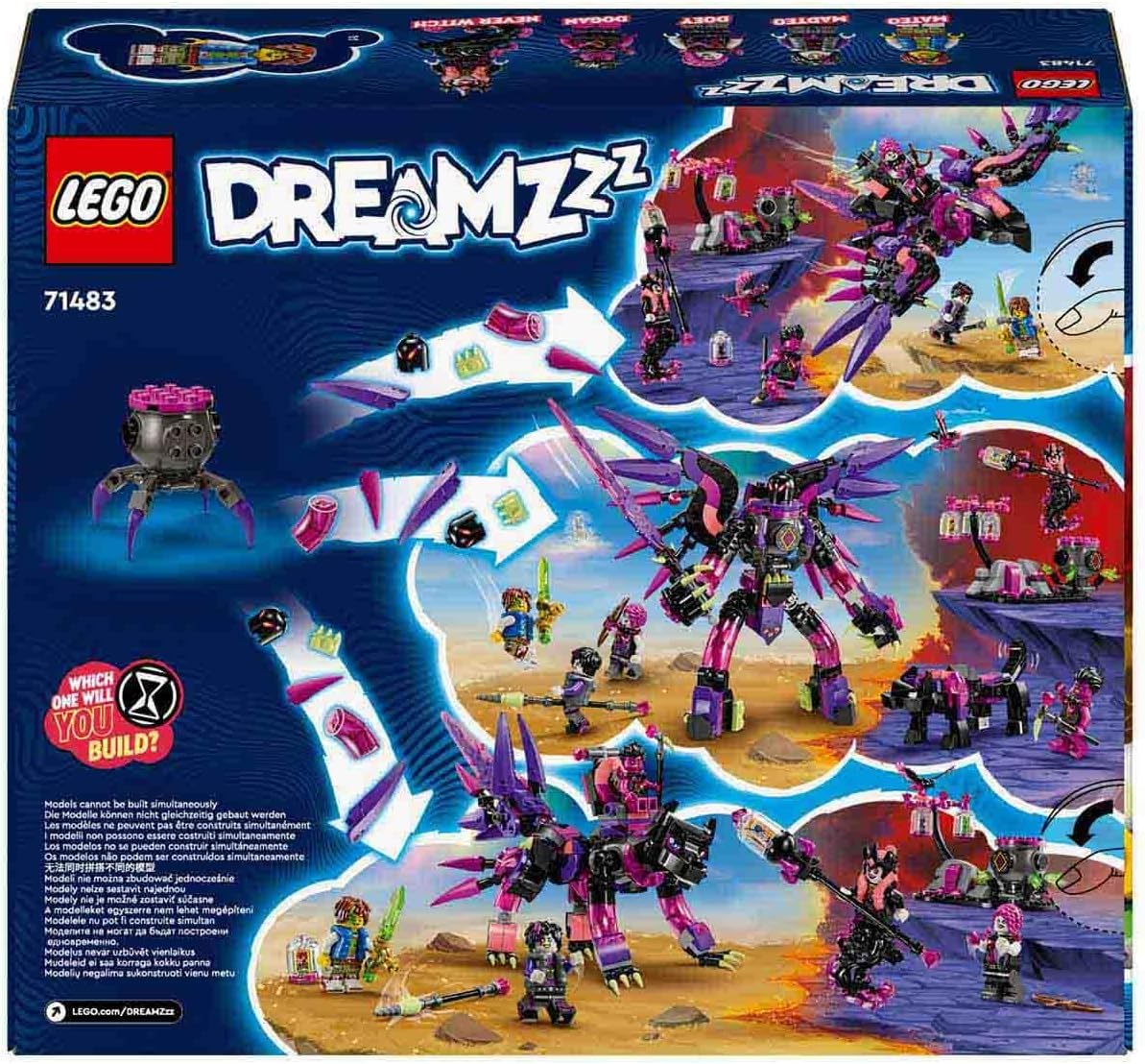 LEGO 71483 DREAMZzz Die Albtraumkreaturen der Nimmerhexe,