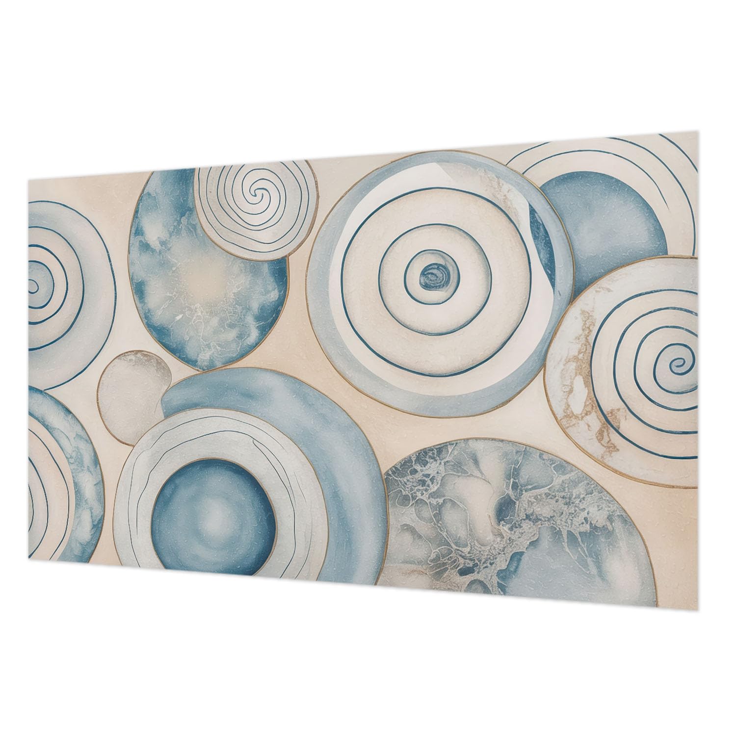 Papier peint mural tourbillons spiraux pour une décoration chaleureuse
