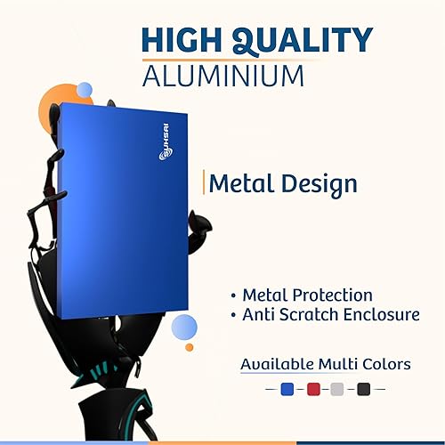 Miniatura 3 de Suhsai Disco duro externo portátil USB 2.0, 2.5 pulgadas, tamaño de bolsillo, copia de seguridadalmacenamiento, disco duro de expansión de memoria