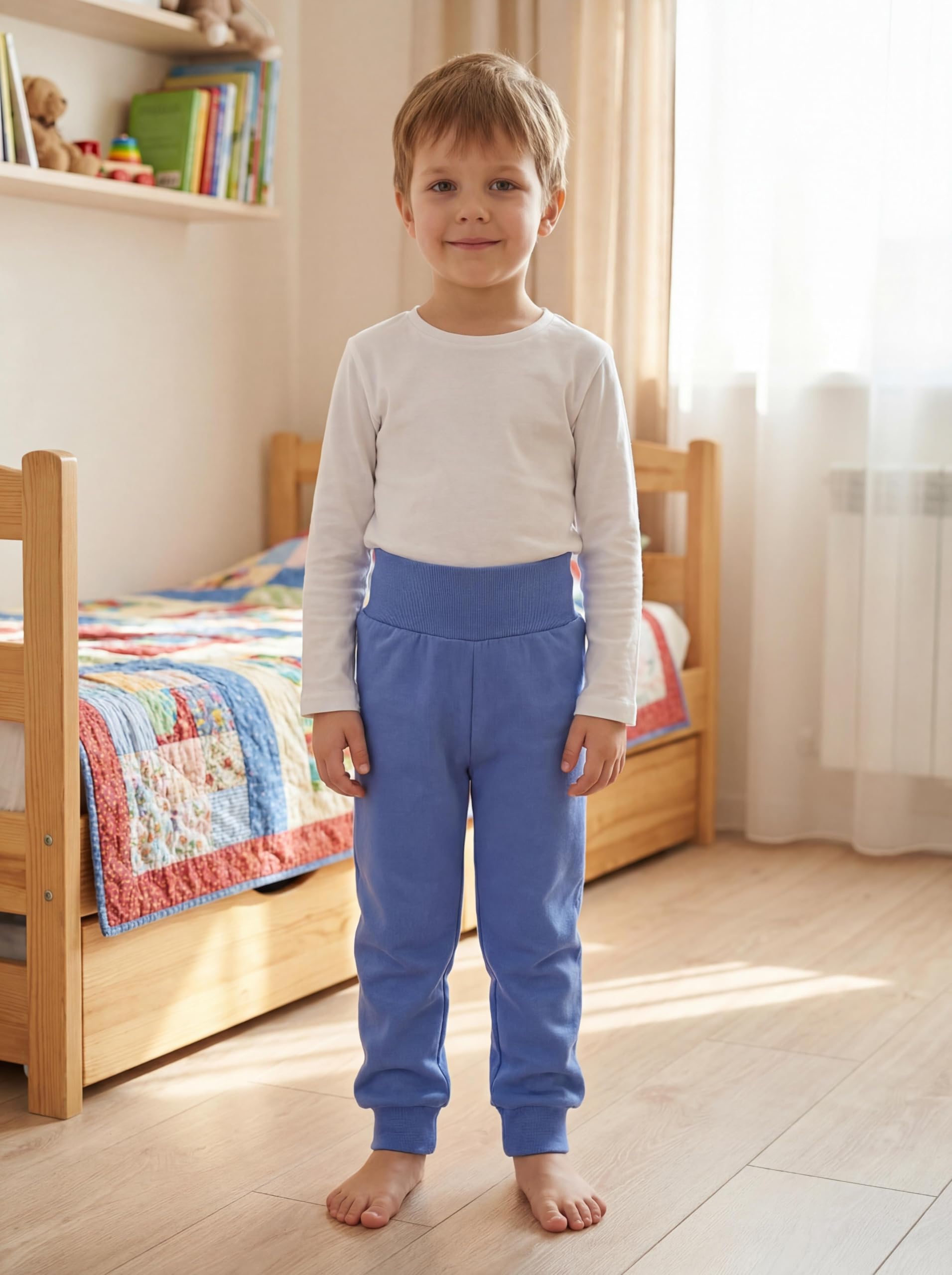 TupTam Pantalones Bebé 5 Unidades – Pantalón Algodón Suave para Bebé Niño y Niña, Certificación Oeko-Tex — view 3