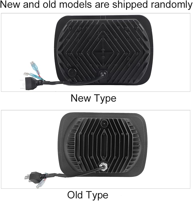 Akozon 300W LED Első Fényszóró - 7 Hüvelykes Négyzet Alakú Vízálló Autólámpa Cherokee XJ, MR2, Celica és 240SX Modellekhez
