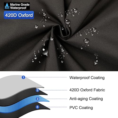 Miniatura 2 de kayme Cubierta de nieve para parabrisas, cubiertas de invierno para ventanas de automóvil para todo tipo de clima, agua, nieve, hielo, polvo,