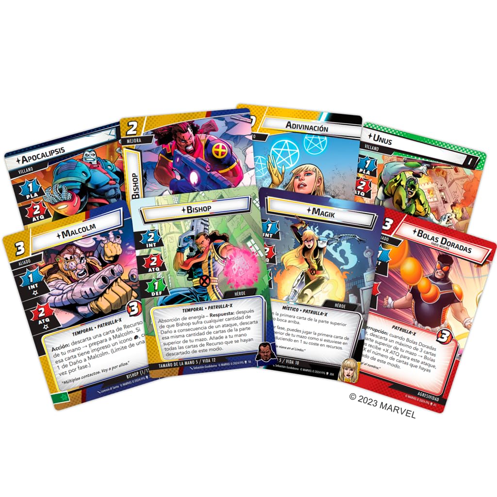 Fantasy Flight Games Marvel Champions: Die Ära der Apokalypse, Erweiterung, Strategiekartenspiel, ab 14 Jahren, 1 bis 4 Spieler, 45-90 Minuten pro Spiel - Spanische Sprache
