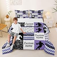 Vista 32 de Erosebridal Juego de ropa de cama personalizado con diseño de carrera de barril, colcha occidental a cuadros, juego de edredón con estrellas