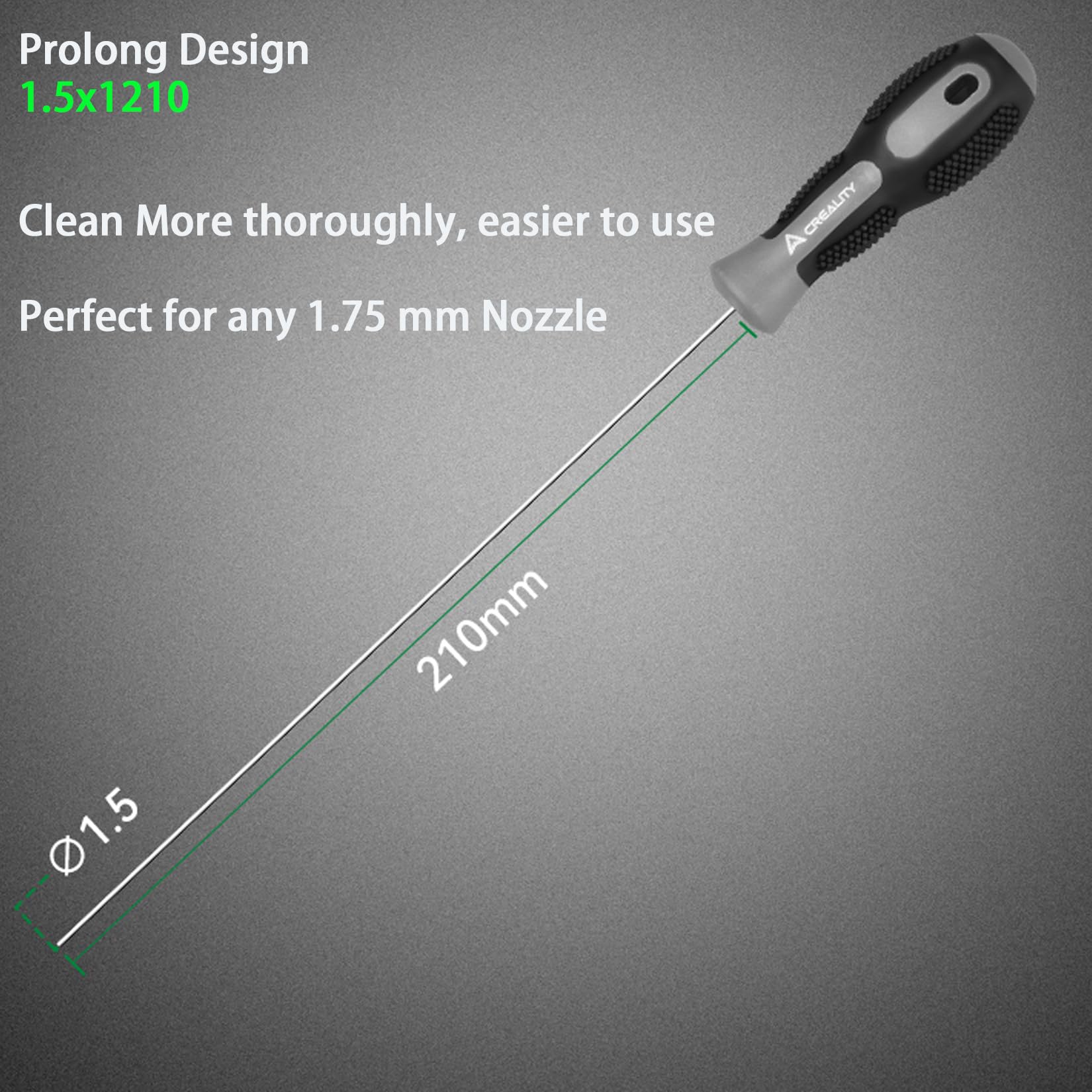 Kit Pulizia Ugello Stampante 3D Creality - Pulisce Ostruzioni Per Estrusori E Ugelli 1.75mm - Foto 3