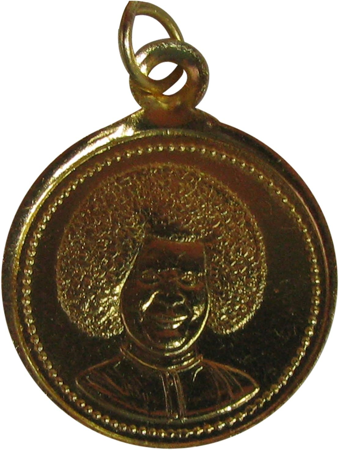 Puttaparthi Sri Sathya Sai Baba Copper Pendant - A3098
