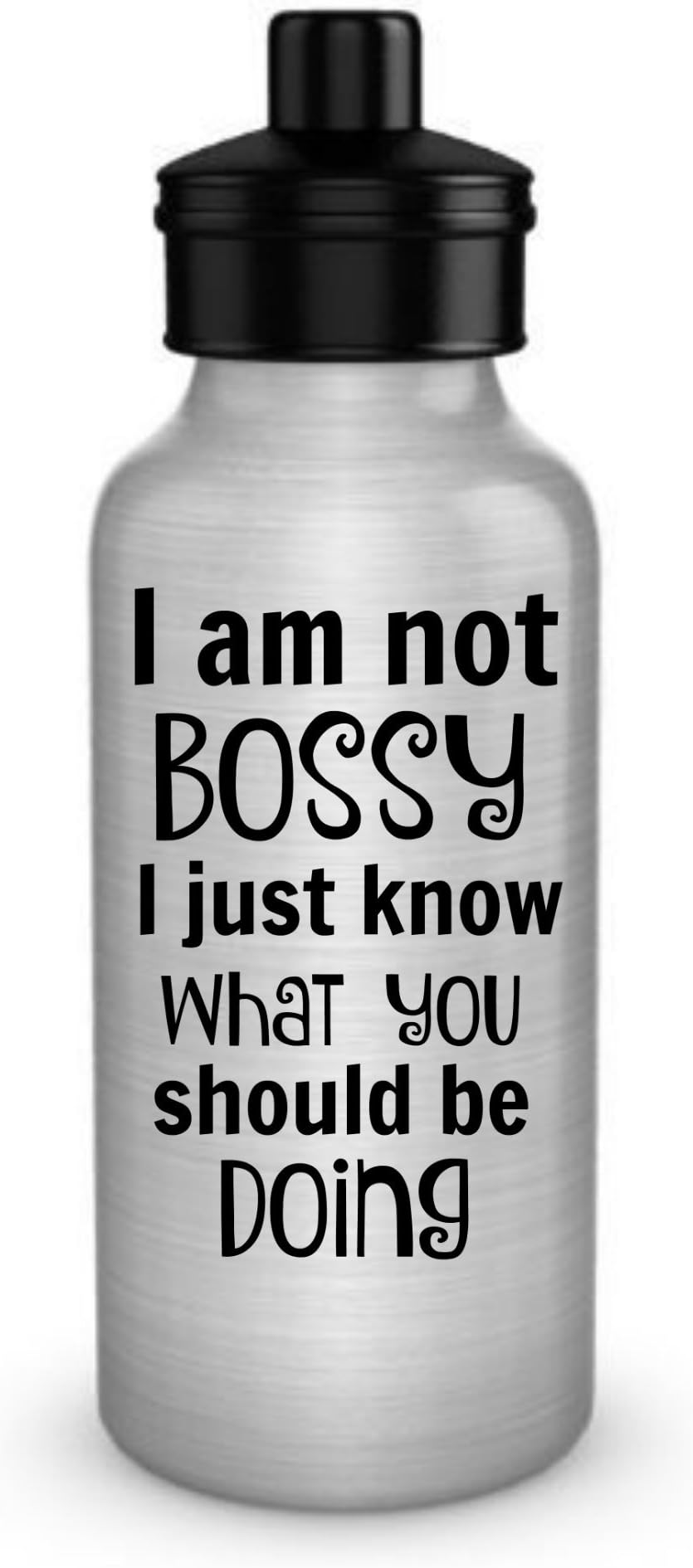 Bossy Bitch Hilarious 20 oz BPA-free Aluminum Reusable Sports Water Bottle,for Strong Women in Your Life