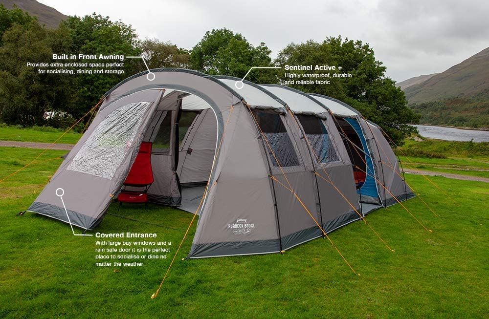 Vango Purbeck 600XL Tent, Vivid Grey, Vango™ UK Official site
