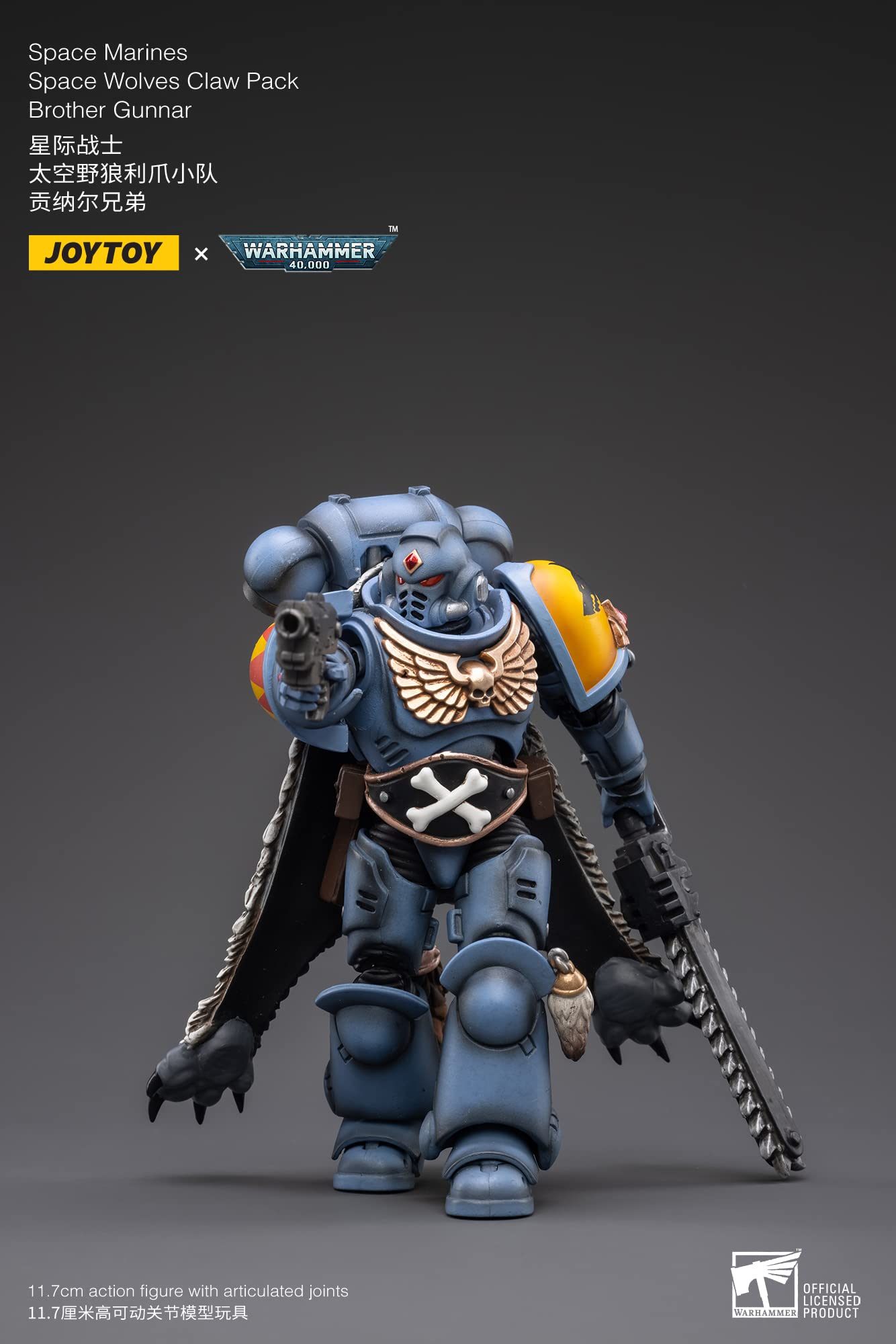 Joytoy ウォーハンマー40k プリマリス スペースマリーン スペースウルフ Amazon.co.jp: JoyToy ウォーハンマー 40K:スペースウルフクローパック