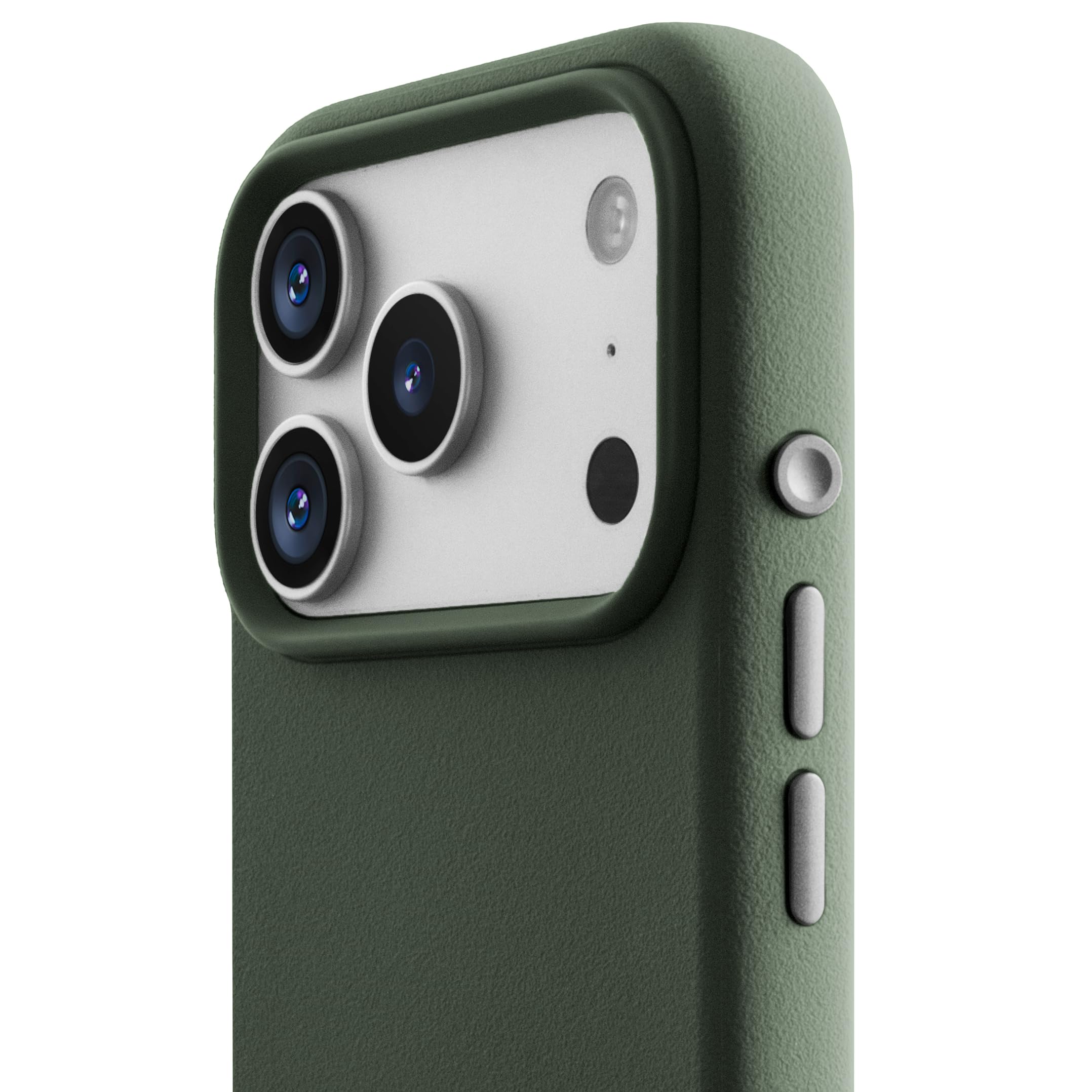 TineeOwl Case for iPhone 17 Pro Max – MagSafe Compatible, Aluminum Buttons, Camera Control & Rounded Action Button, Slim Textured TPU, Minimalist – DuneX Series Navy Blue — view 16