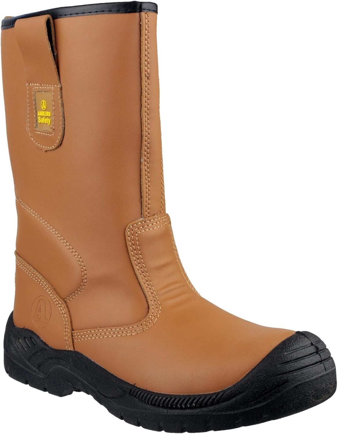 Men's Tan FS142 Safety Rigger Boot with Water Resistance