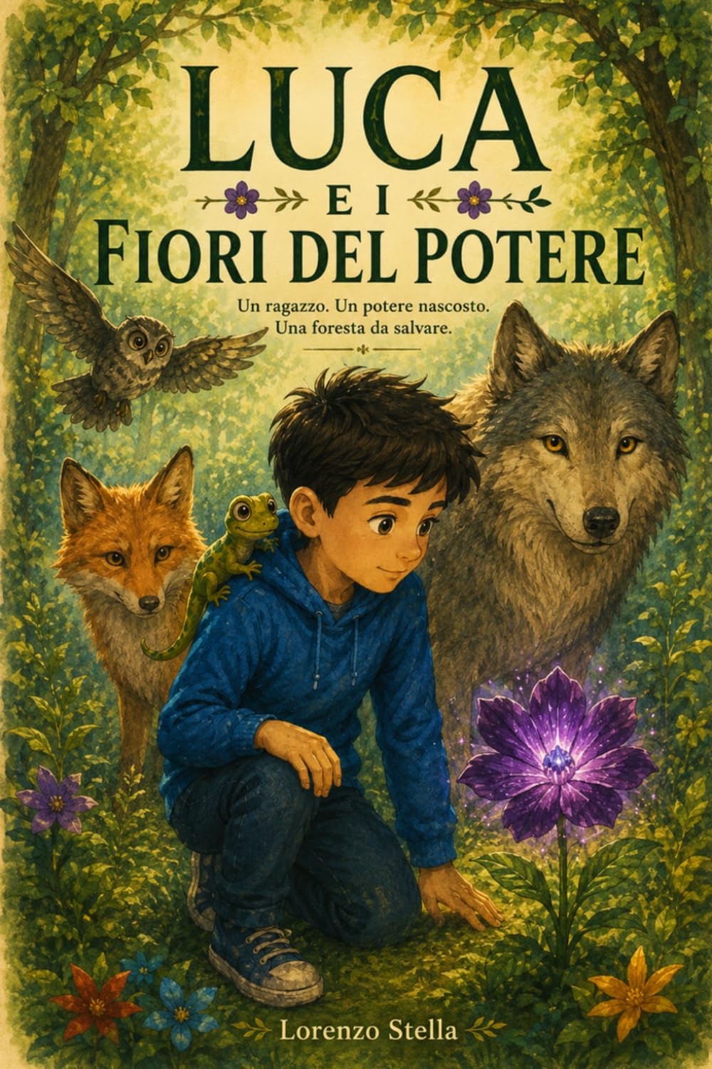 Luca e i fiori del potere: Una storia di crescita, coraggio e connessione con la natura.
