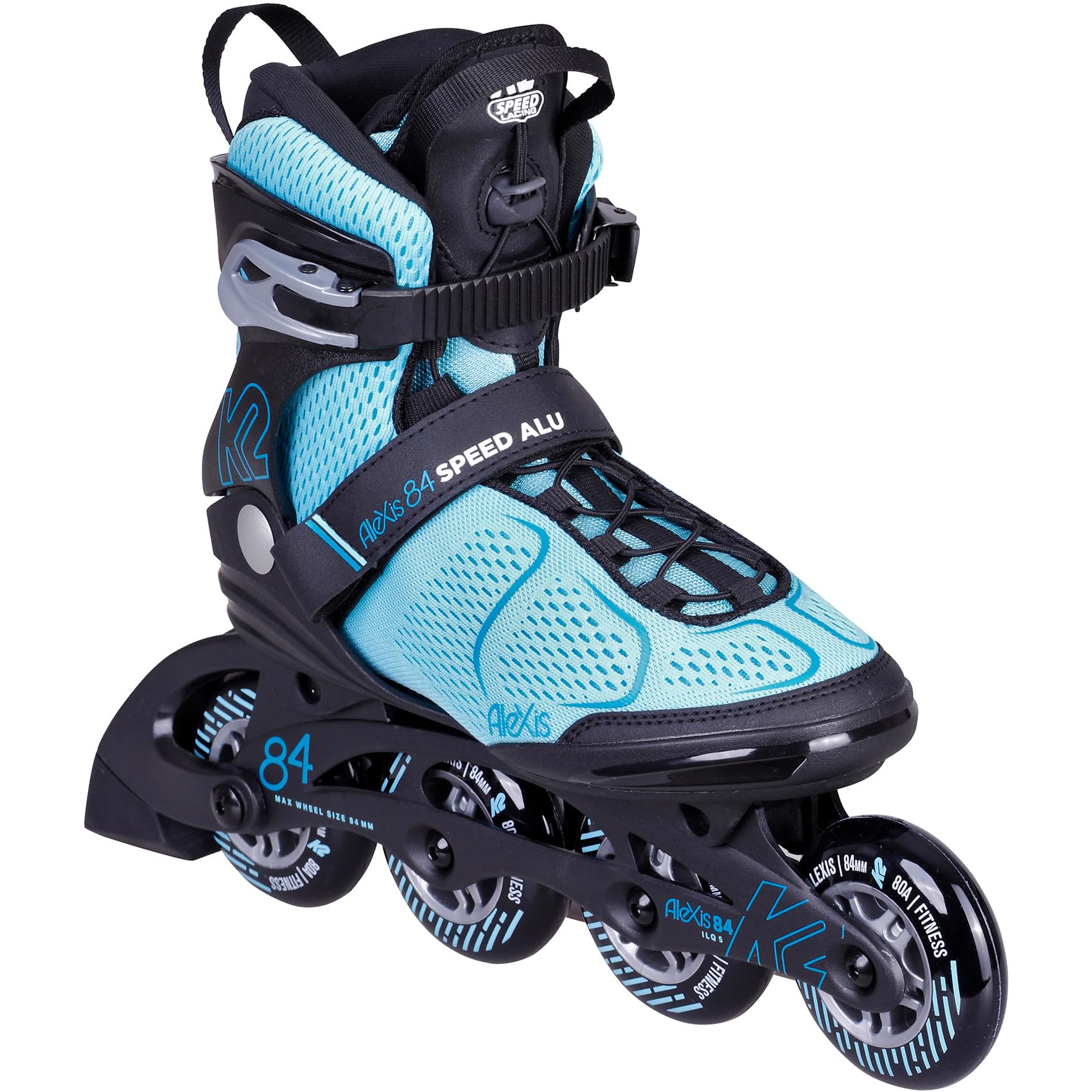 K2 Alexis 84 Speed ALU Inline Skate Turquise/Black