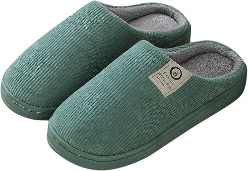 Alueeu Zapatillas Casa Mujer Invierno Cálido Zapatos Memory Foam Antideslizante 