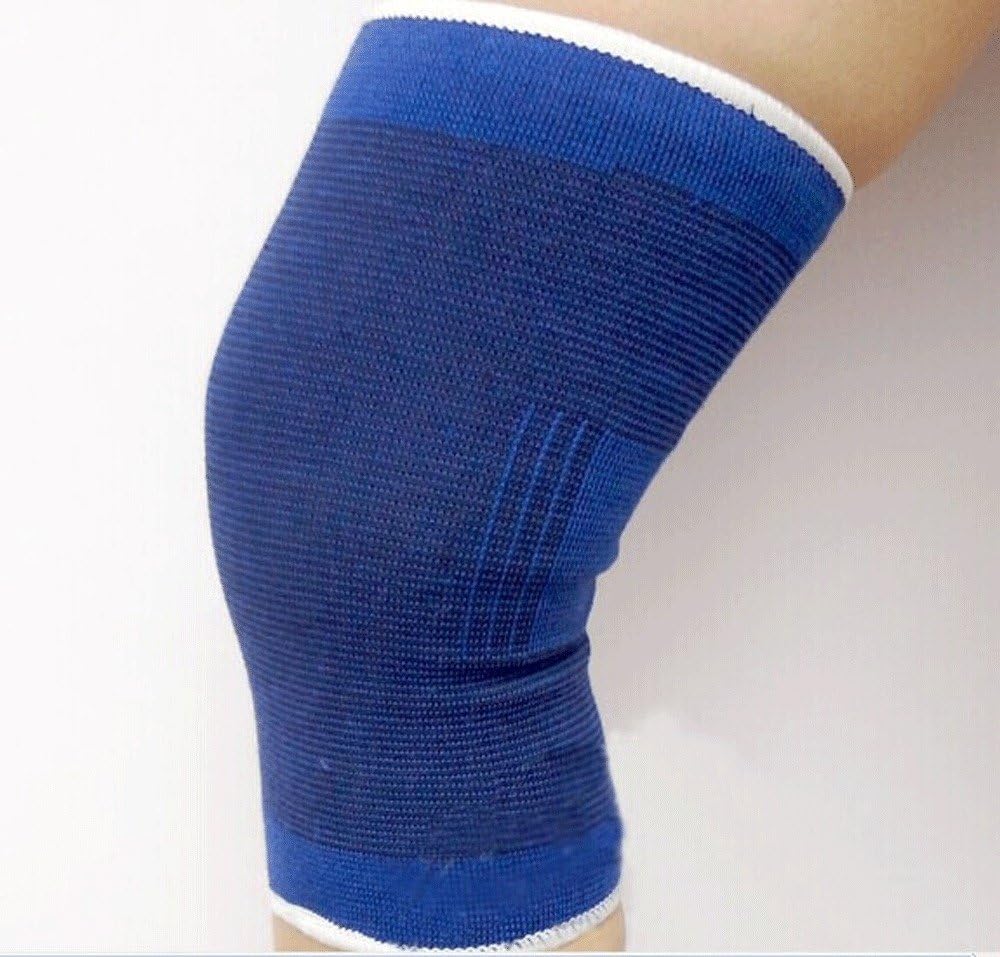 2 Knee Wrap Sleeve Elastic Brace Muscle Support Arthritis Sports Pain Relief NEW