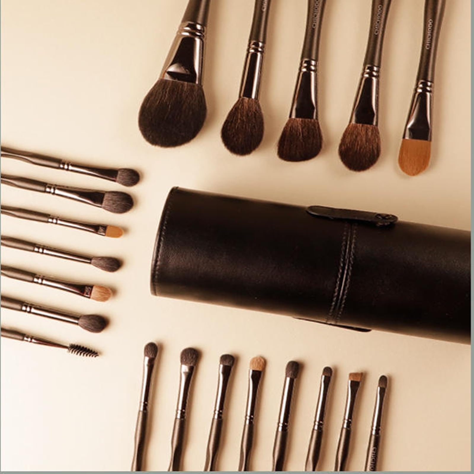 Make-up Pinsel Set 20 Make-up-Pinsel-Set, komplett mit Werkzeugen Professional(Brown2)