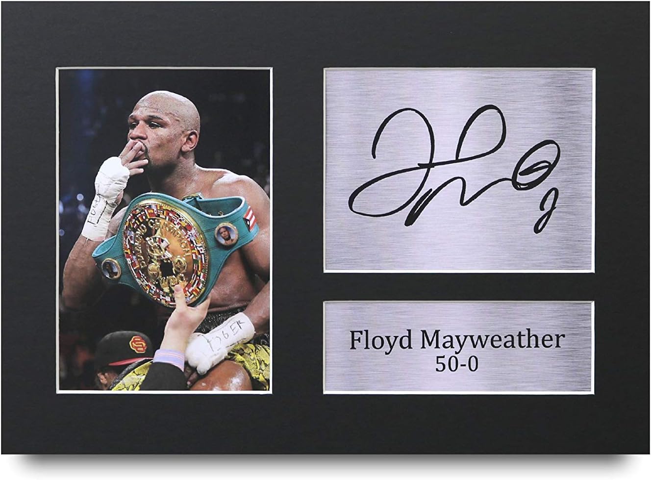 HWC Trading Floyd Mayweather Signed A4 Printed Autograph Boxing Print Photo Picture Display