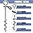 Eurmax USA Trampoline Stakes Screw in Tent Stakes Parts Heavy Duty for Canopies,4-Pack Outdoor Anchor Kit with Straps(Silver)