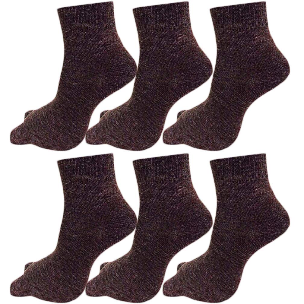 Women's Woolen Ankle Length Socks (Pack of 6 Pairs)-image-27