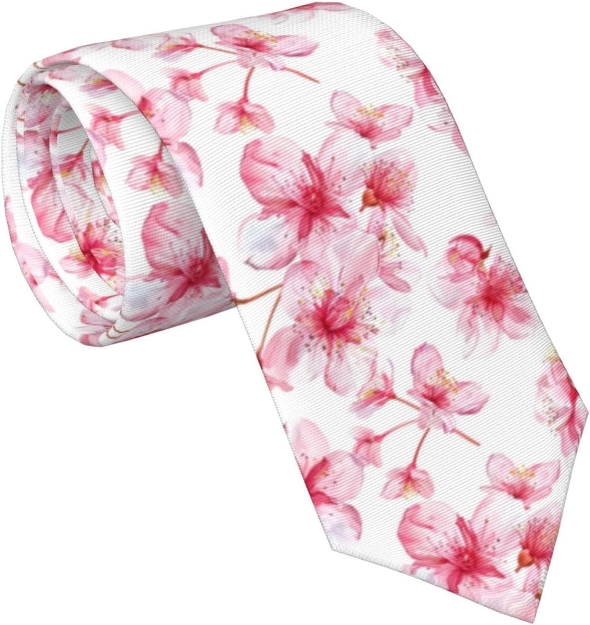 Mens Necktie Skinny Tie Cotton Floral Necktie Business And Wedding Ties For Men