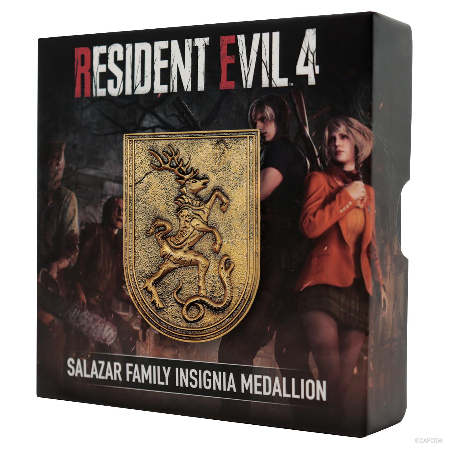 FaNaTtik Médaillon en métal de collection Resident Evil 4 Salazar Family Insignia