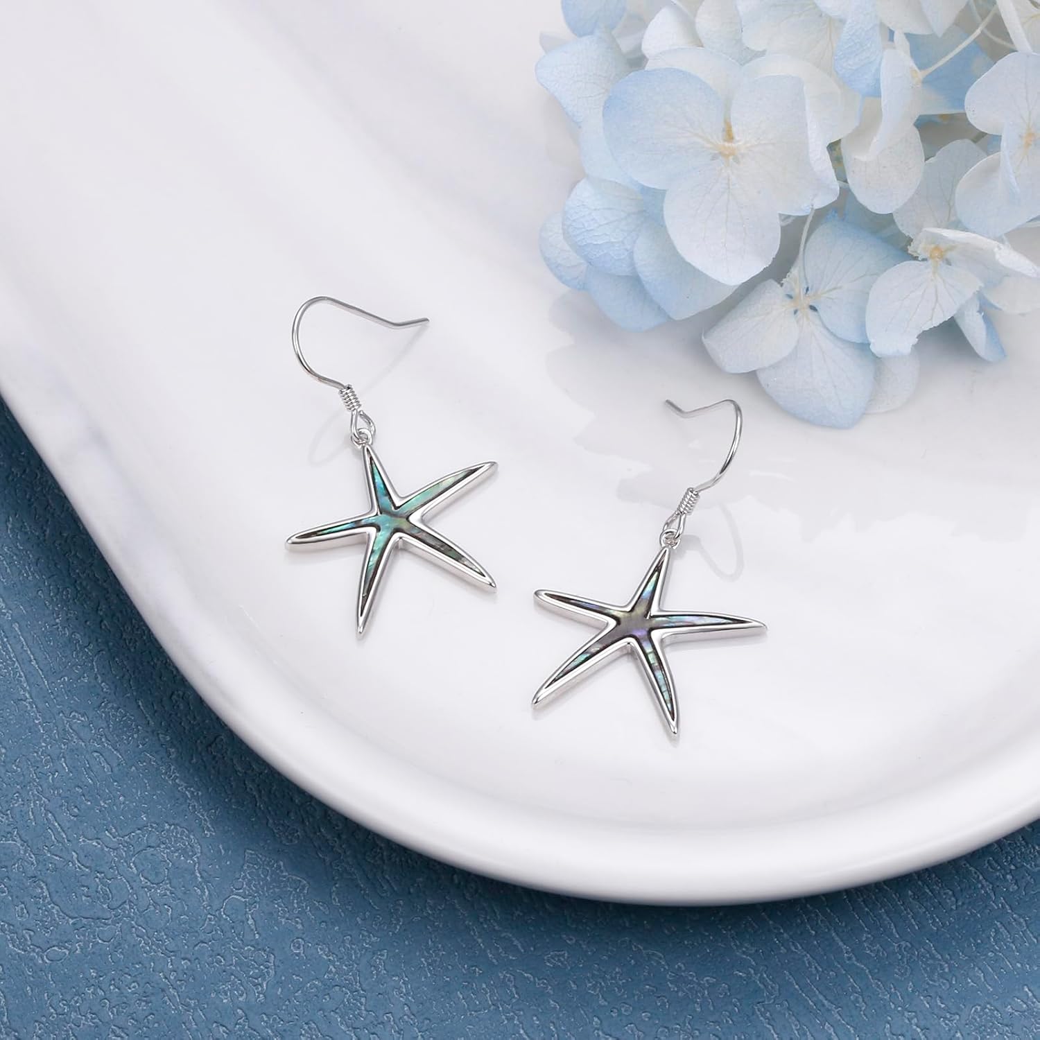 925 Sterling Silver Filigree Dangle Drop Earrings Daisy/Lotus/Rose Flower/Moonstone Leverback Teardrop Earrings for Women Infinity Celtic Knot Daisy Lotus Jewelry for Mothers Day - Image 3