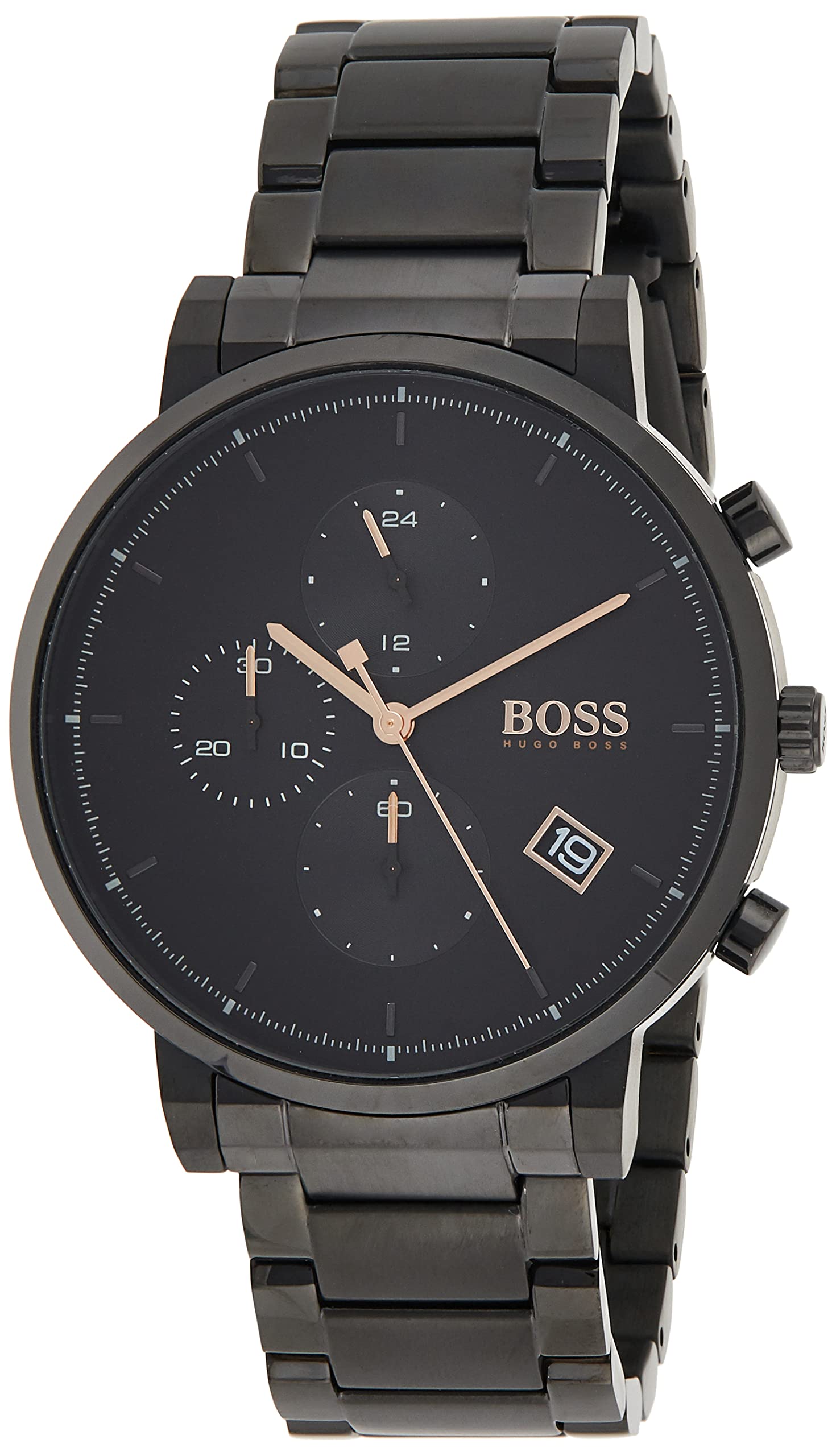 Hugo Boss Stainless Steel Analog Black Dial Men Watch-1513780, Black Band (B0848TVGRY) Amazon Price History, Amazon Price Tracker