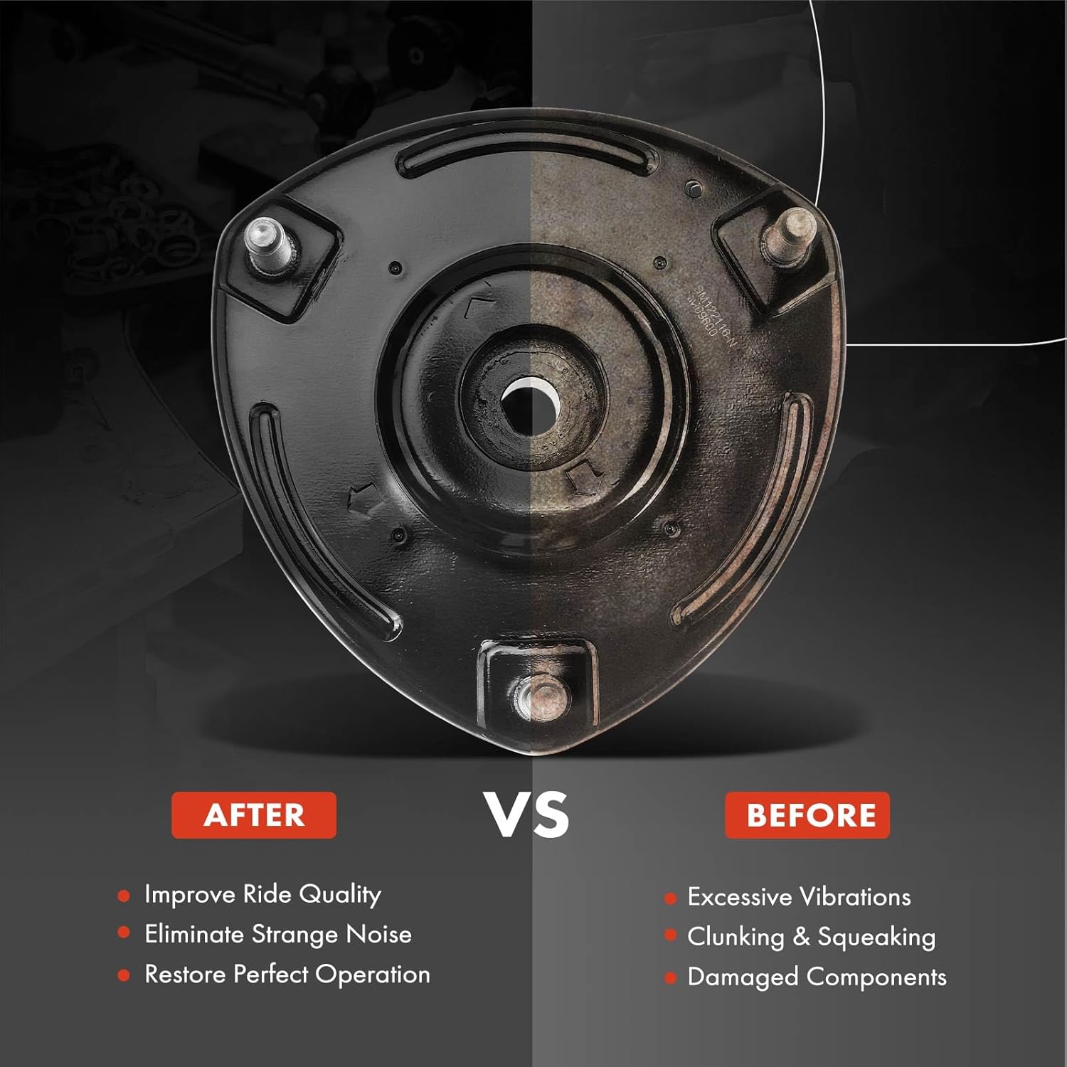 A-Premium Front Suspension Strut Mount Compatible with Kia Sedona 2006-2012 2014 Hyundai Veracruz 2007-2012 Santa Fe 2007-2009 Entourage