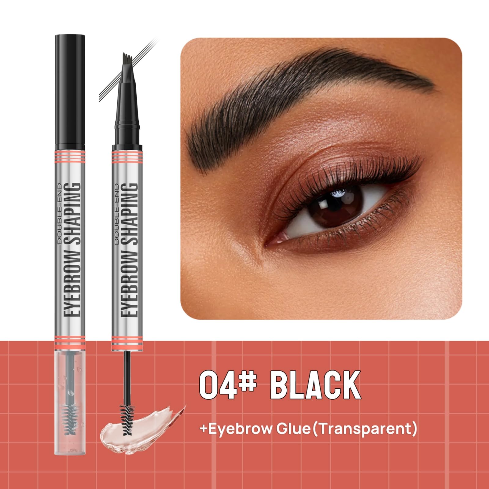 Weixinbuy 2-IN-1 Microblading Eyebrow Pen Long-lasting - Image 2