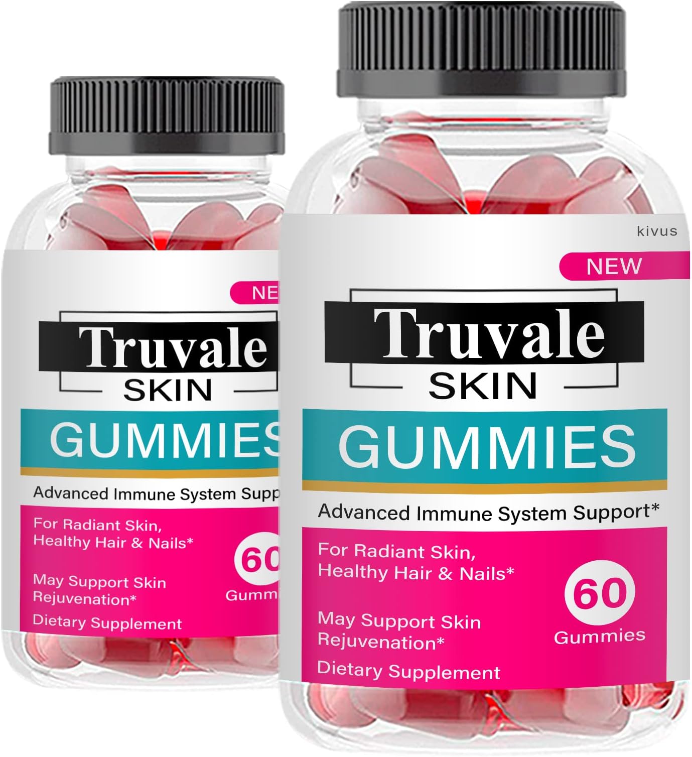 (2 Pack) Truevale Skin - Truvale Skin Gummies (120 Count)