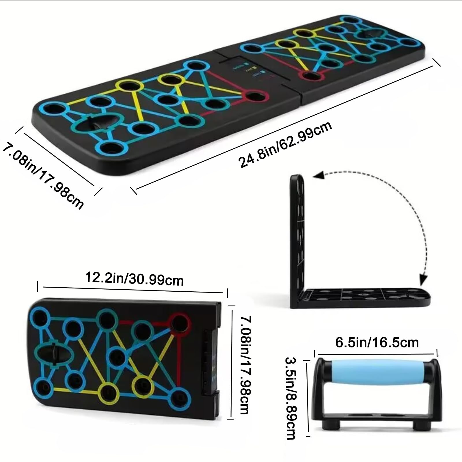 Press Up Board-26 in 1 - Strumento multifunzione per il fitness a casa